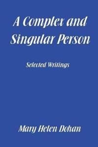 Bokomslag for "A Complex and Singular Person"
