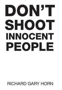 Kirjan kansi "Don't Shoot Innocent People"