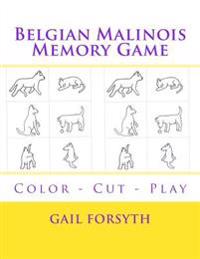 Belgian Malinois Memory Game: Color - Cut - Play