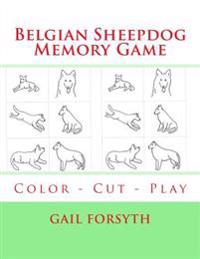 Belgian Sheepdog Memory Game: Color - Cut - Play