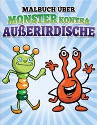 Malbuch über Roboter kontra Außerirdische