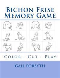 Bichon Frise Memory Game: Color - Cut - Play