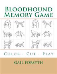 Bloodhound Memory Game: Color - Cut - Play