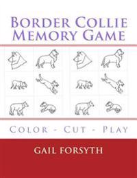 Border Collie Memory Game: Color - Cut - Play