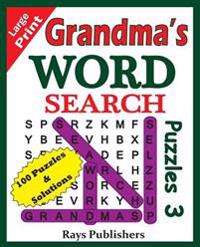 Grandma's Word Search Puzzles 3