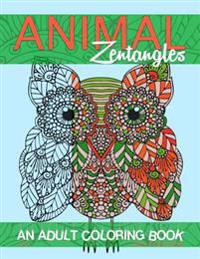 Animal Zentangles: An Adult Coloring Book