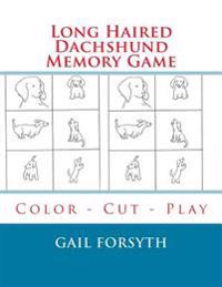 Long Haired Dachshund Memory Game: Color - Cut - Play