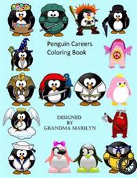 Penguin Careers Adult Coloring Book