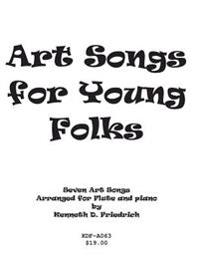 Art Songs for Young Folks - flute and piano