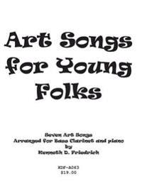 Art Songs for Young Folks - bass clarinet and piano