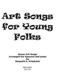Art Songs for Young Folks - bassoon and piano