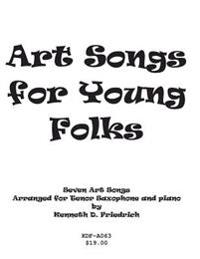 Art Songs for Young Folks - tenor saxophone and piano