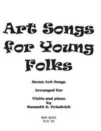 Art Songs for Young Folks - violin and piano
