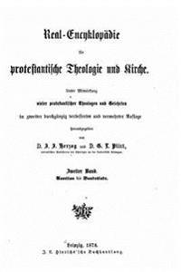 Realencyklopädie für protestantische theologie und kirche