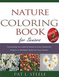Nature Coloring Book For Seniors