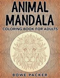Animal Mandala Adult Coloring Book
