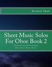 Sheet Music Solos For Oboe Book 2