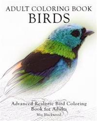 Birds Adult Coloring Book