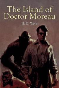 Kirjan kansi "The Island of Doctor Moreau"