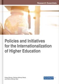 Kirjan kansi "Policies and Initiatives for the Internationalization of Higher Education"