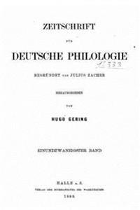 Zeitschrift F�r Deutsche Philologie