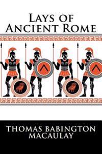 Kirjan kansi "Lays of Ancient Rome"