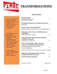 Transformations: A Publication of the Florida Association of Mathematics Teacher Educators