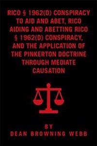 Bokomslag for "Rico Conspiracy Law and the Pinkerton Doctrine"