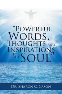 Kirjan kansi ""Powerful Words, Thoughts and Inspirations for the Soul""