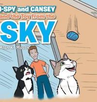 Kirjan kansi "I-Spy and Cansey and the Toy from the Sky"