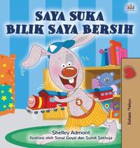 Bokomslag för "I Love to Keep My Room Clean (Malay Children's Book)"