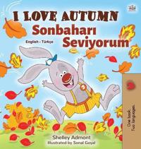 Kirjan kansi "I Love Autumn (English Turkish Bilingual Book for Kids)"