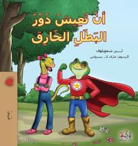 Being a Superhero (Arabic Children's Book)