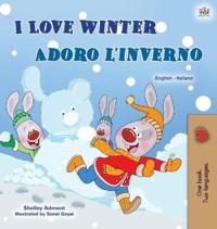 Bokomslag för "I Love Winter (English Italian Bilingual Children's Book)"