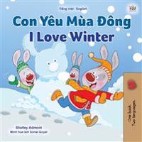 Kirjan kansi "I Love Winter (Vietnamese English Bilingual Children's Book)"