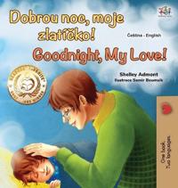 Kirjan kansi "Goodnight, My Love! (Czech English Bilingual Book for Kids)"