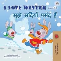 Kirjan kansi "I Love Winter (English Hindi Bilingual Book for Kids)"