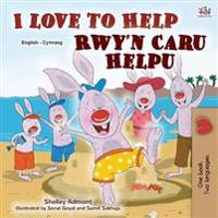 Bokomslag för "I Love to Help (English Welsh Bilingual Book for Kids)"