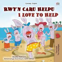 Bokomslag för "I Love to Help (Welsh English Bilingual Children's Book)"