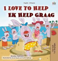 Kirjan kansi "I Love to Help (English Afrikaans Bilingual Children's Book)"