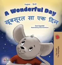 Bokomslag för "A Wonderful Day (English Hindi Bilingual Children's Book)"