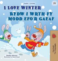 Kirjan kansi "I Love Winter (English Welsh Bilingual Children's Book)"