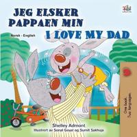 Kirjan kansi "I Love My Dad (Norwegian English Bilingual Children's Book)"