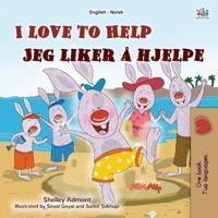 Kirjan kansi "I Love to Help (English Norwegian Bilingual Children's Book)"