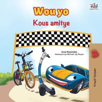 Bokomslag för "The Wheels- The Friendship Race (Haitian Creole Edition)"