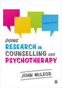 Kirjan kansi "Doing Research in Counselling and Psychotherapy"