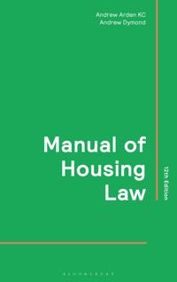 Manual of English Housing Law