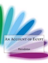 Bokomslag för "An Account of Egypt"
