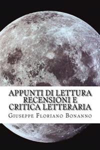 Appunti di lettura: critica e considerazioni letterarie