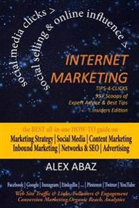 INTERNET MARKETING Tips-4-ClicksSOCIAL SELLING & ONLINE INFLUENCESmall Business, eCommerce & Startups: Digital Marketing StrategySocial Media Tipsface